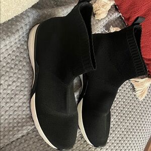 ZARA BASIC Sock Sneakers negras talla 39